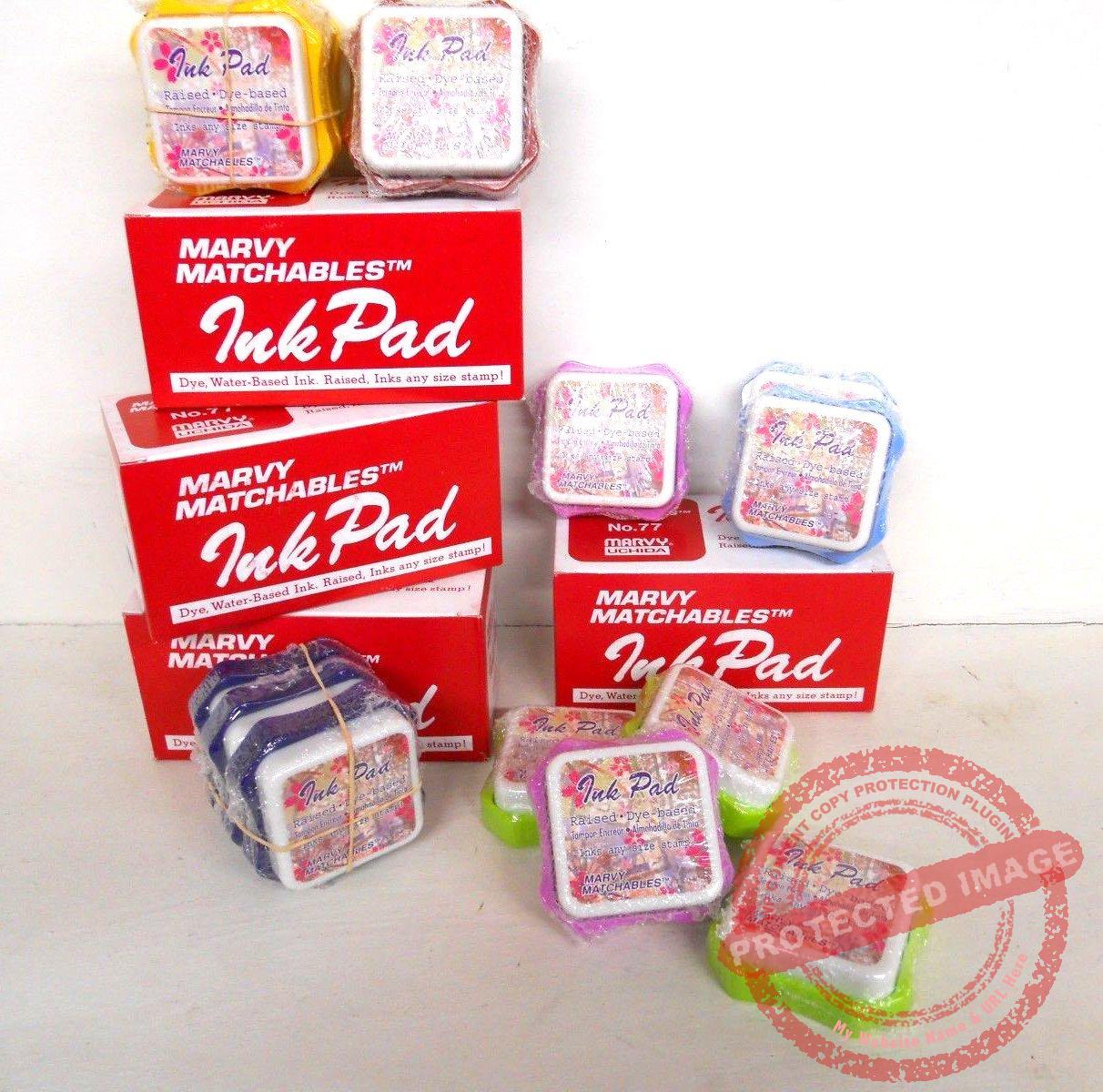 CLOSEOUT! USED Marvy Dye Ink PADS, Demo/Class Pads