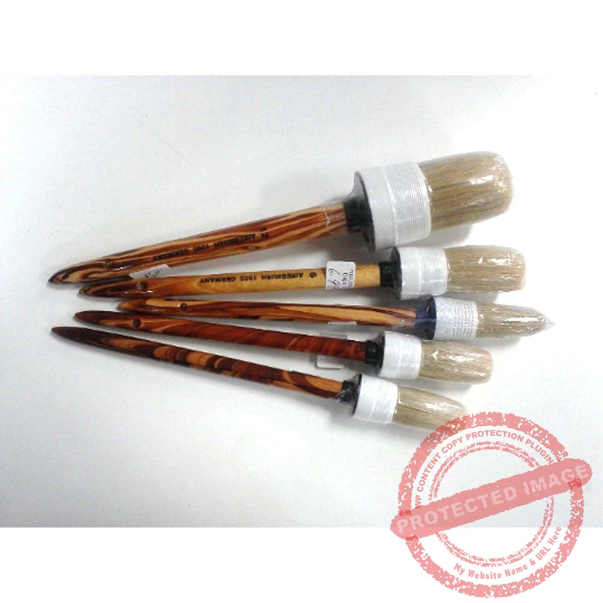 Natural Hair (Premium) Stipple Brushes for Fine Artists, Germany