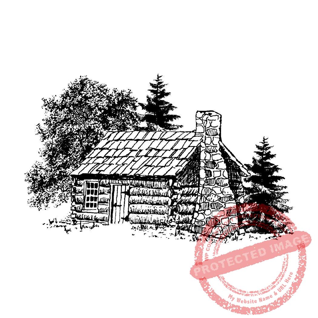 Log Cabin, Small T12-274 D