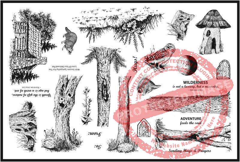 Wood Spirits, Plate 5