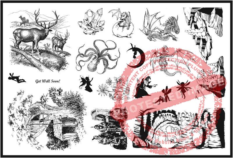 Dragons & More, Plate 7