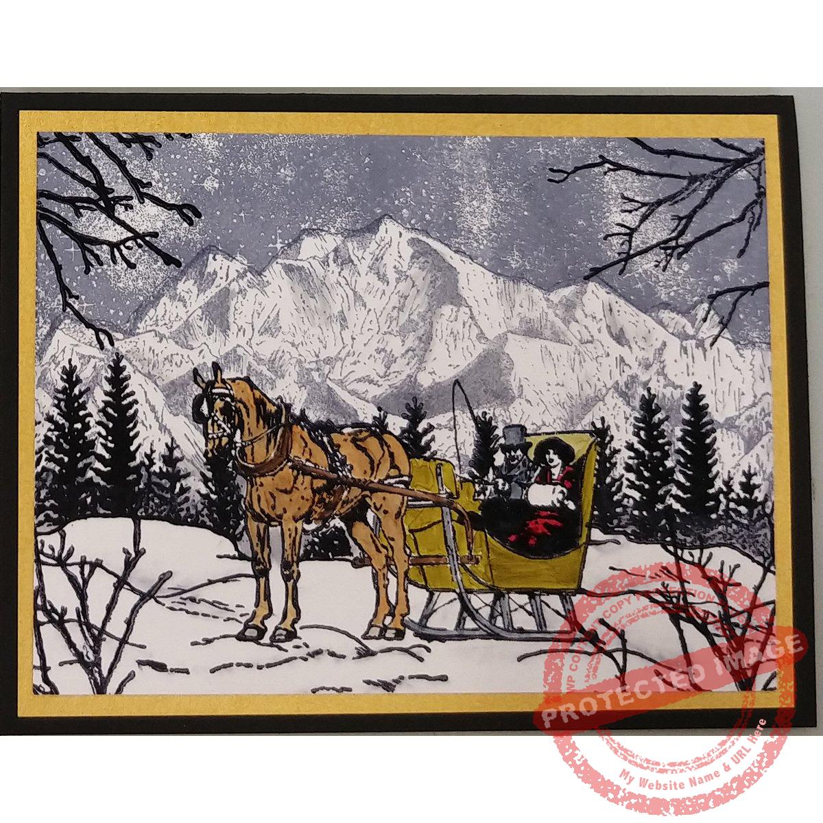 Holiday Image Stamps 2018 Rubber Plate - Image 6