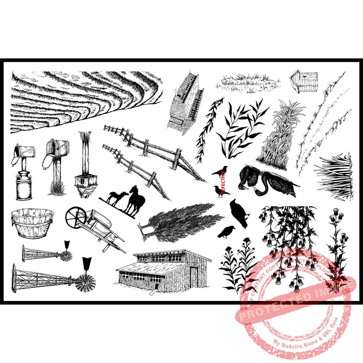 On The Farm, Plate 15