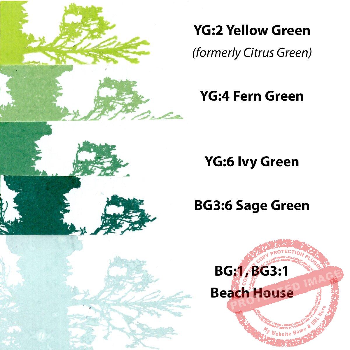 Yellow Green YG:2 Scenic Stamping Ink