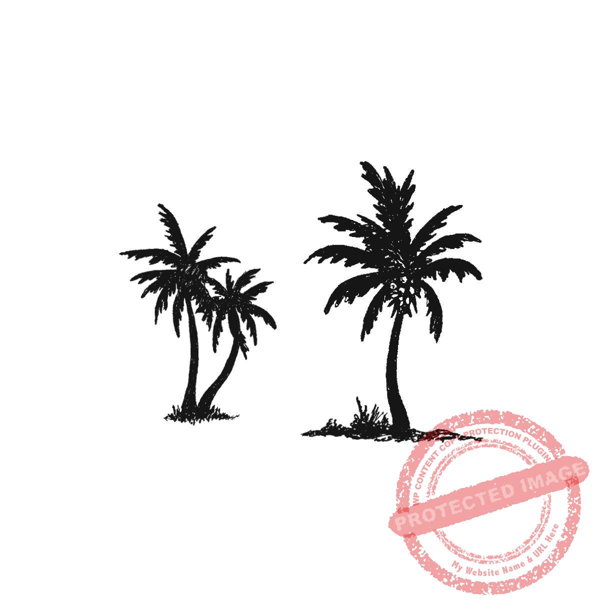 Bold Palm Pair, T22-462 E