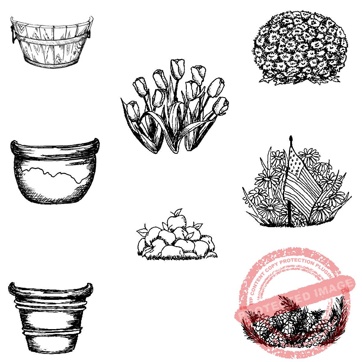 Seasonal Fill Your Pot Set (set of 8 pc) M18-380 L