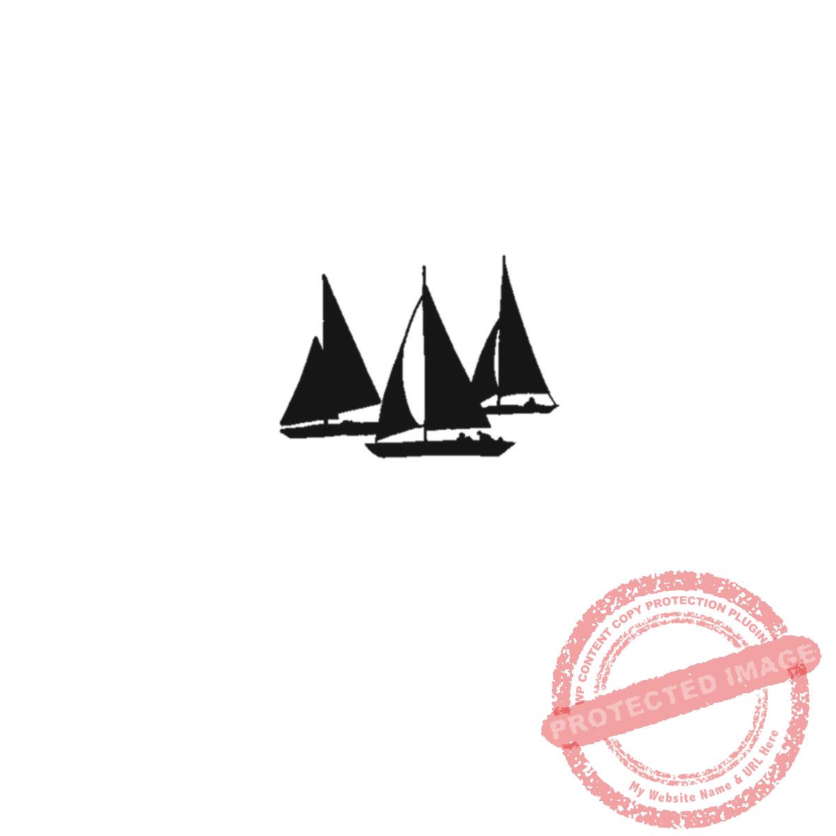 Sailboat Trio Large, T23-481 C