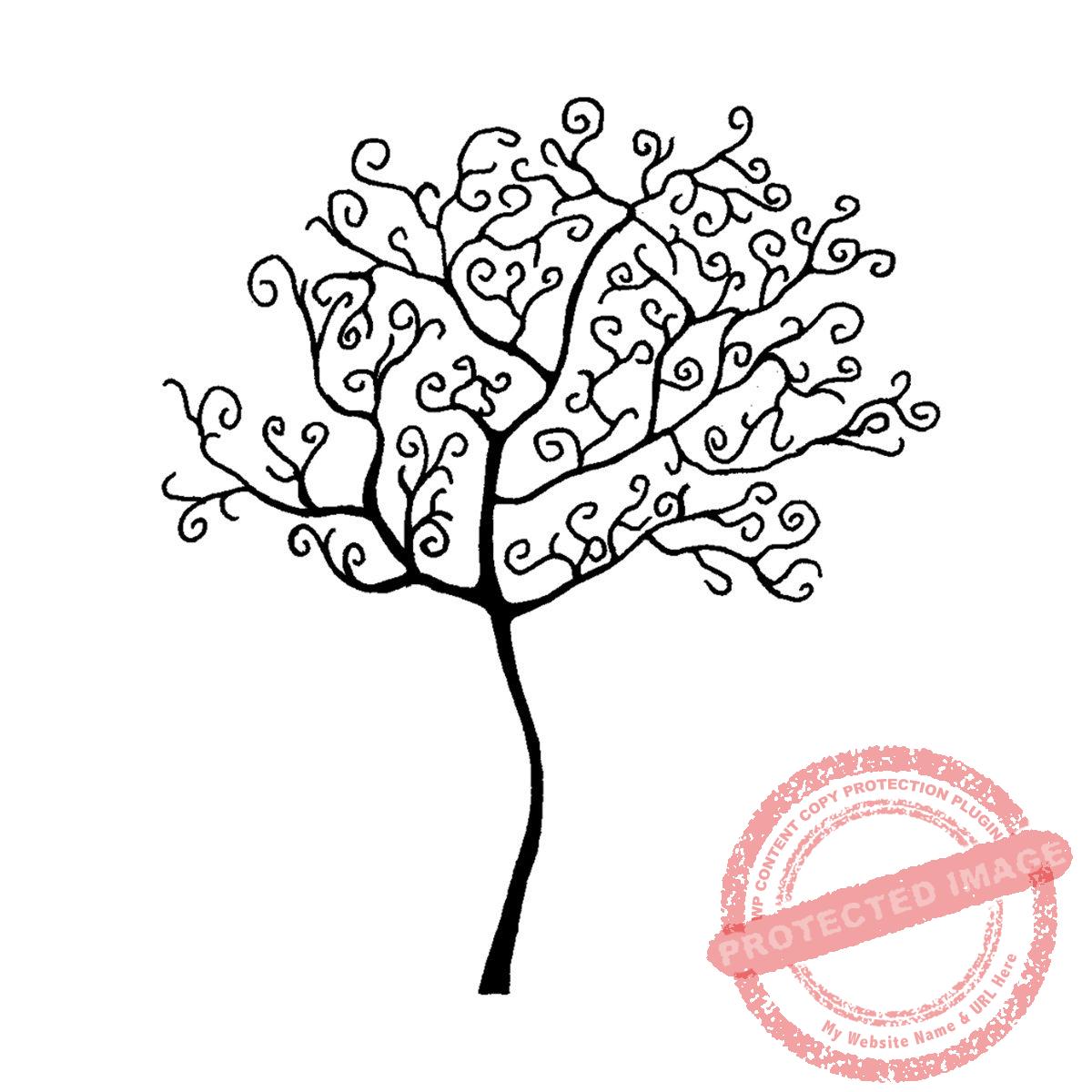 Curly Tree Large, P27-522 H