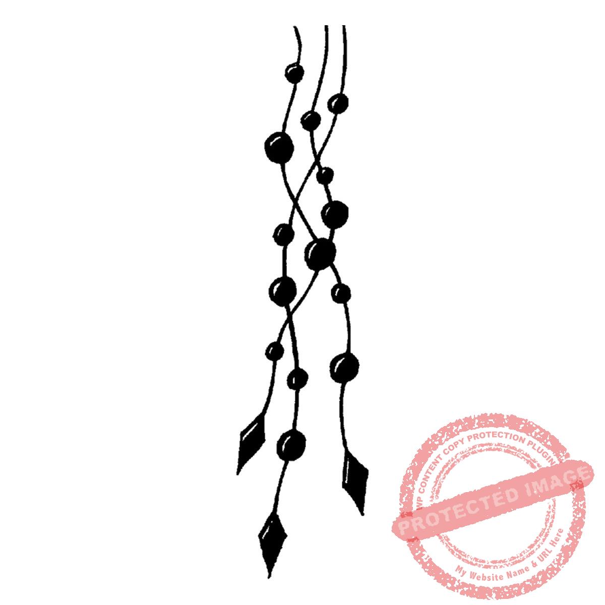 Beaded Foliage, P27-530 D