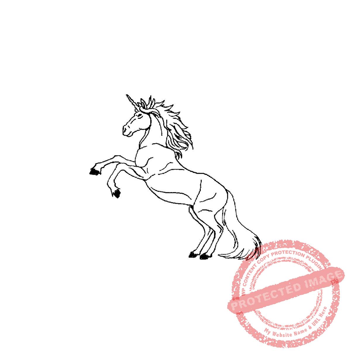 Unicorn Rearing P28-557 F