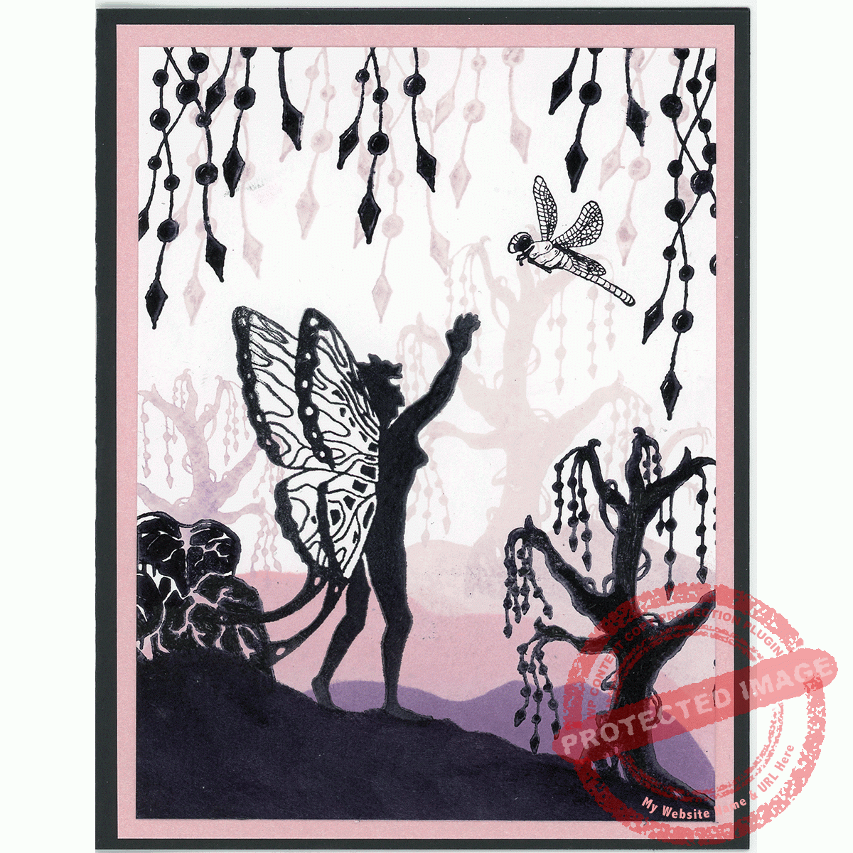 Distant Mountains Stencils T-SE03-B - Image 4