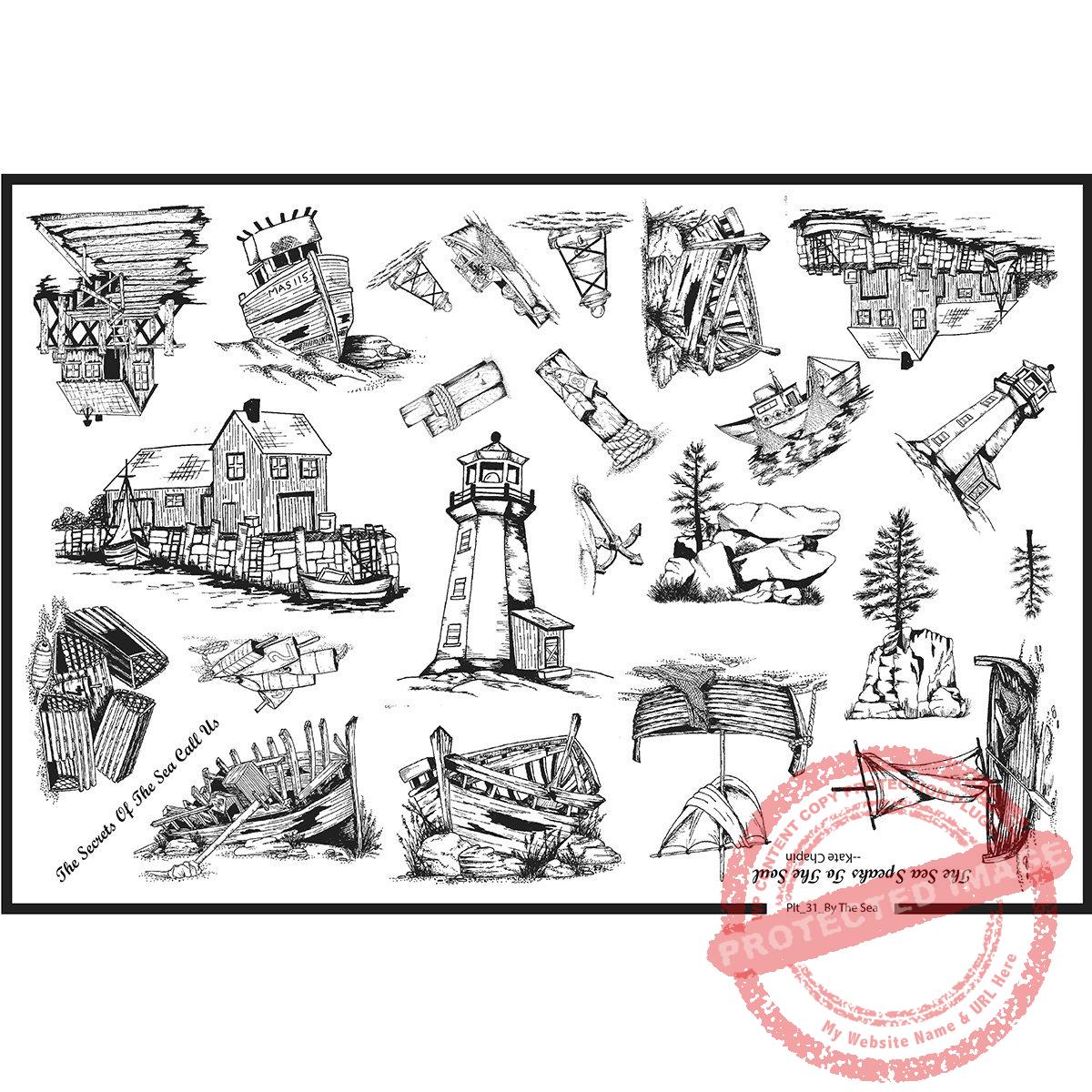 Plate 31, By The Sea