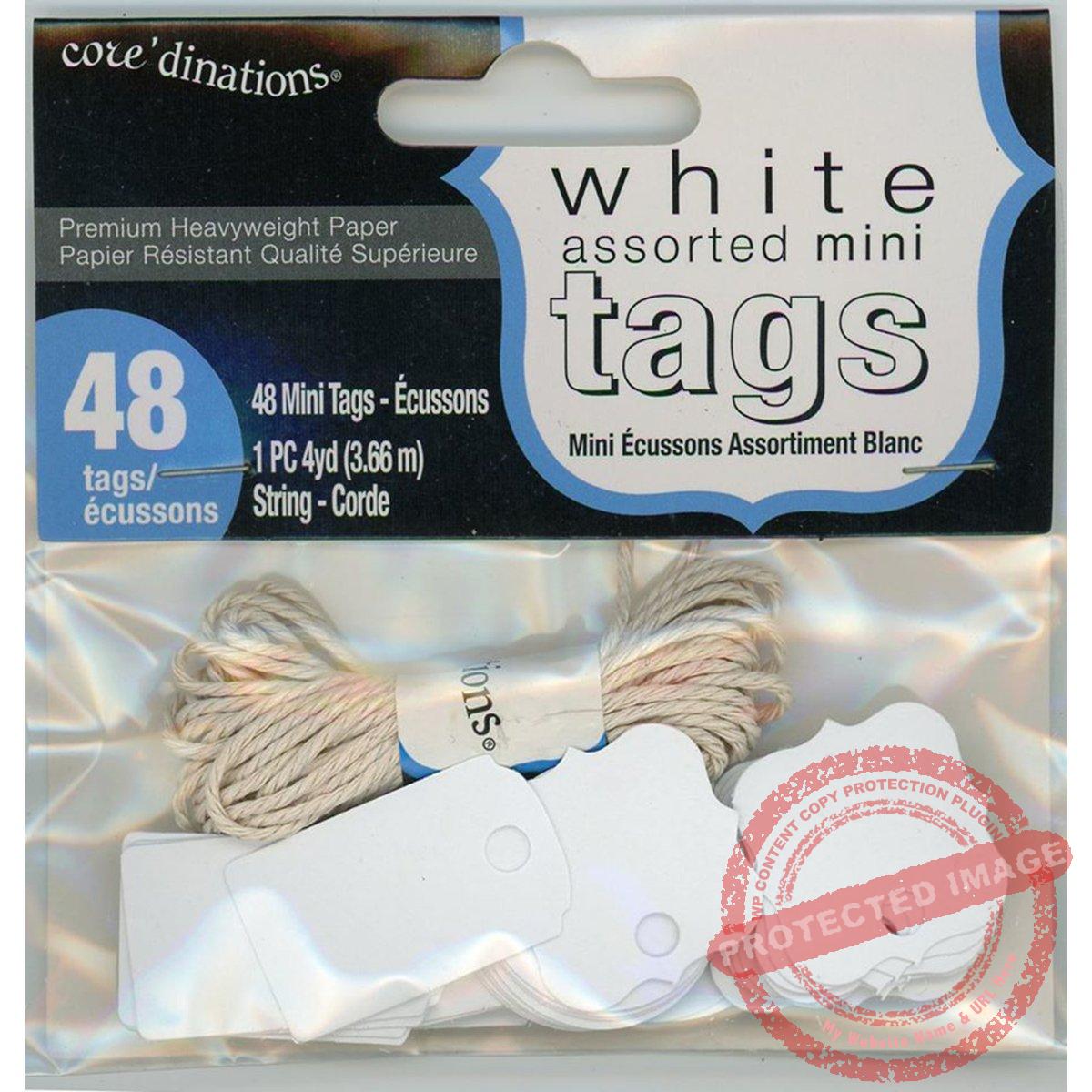Mini Tags, Asst Shapes