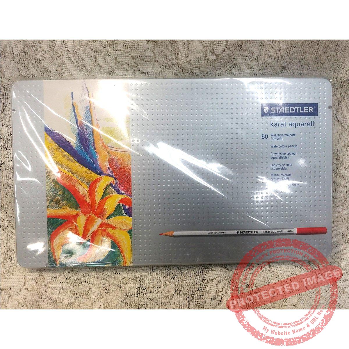 Staedtler Watercolor Pencils, set of 60, metal box