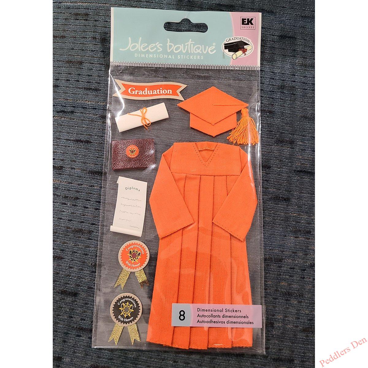 Jolee's Boutique Graduation Gown (Orange)