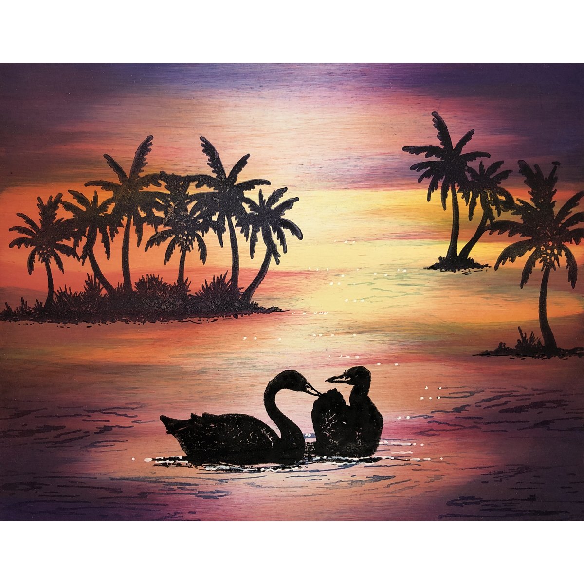 Bold Palm Pair, T22-462 E - Image 3