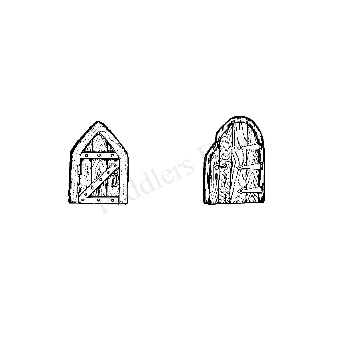PAIR of Fairy Doors, T5-743 E