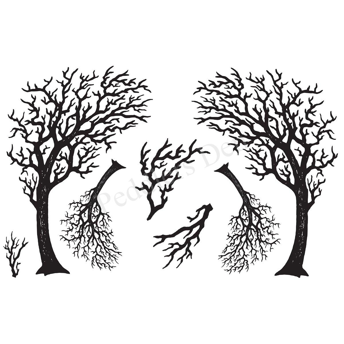 Bare Branched Arch Tree Set, P48-751