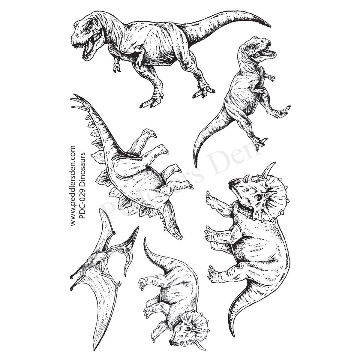 Dinosaurs PDC-029, Clear Stamps