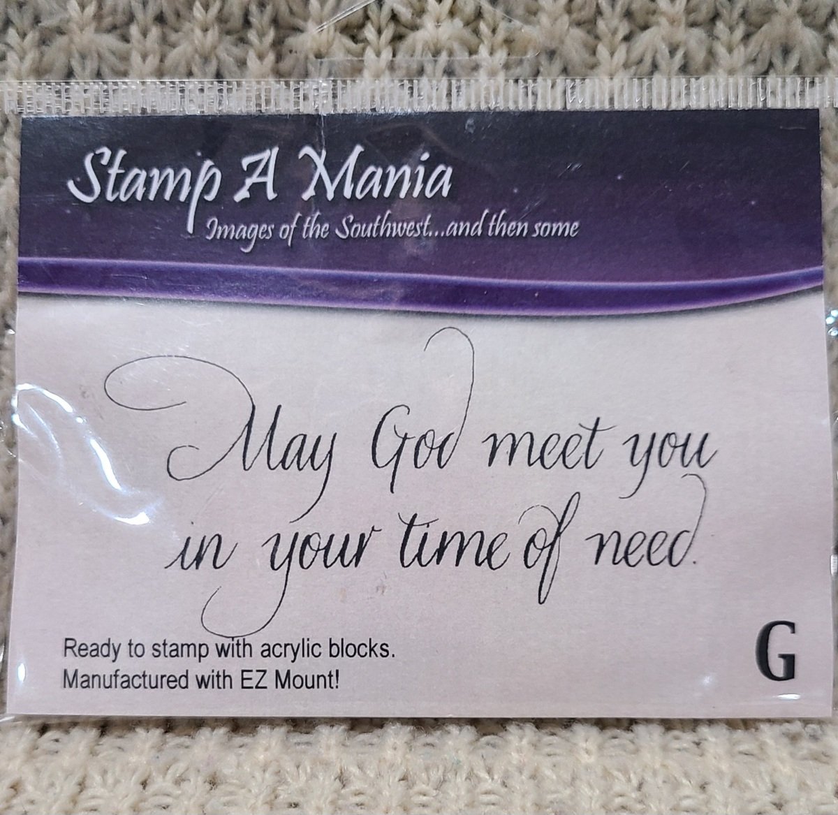 May God Meet You, from Stampamania