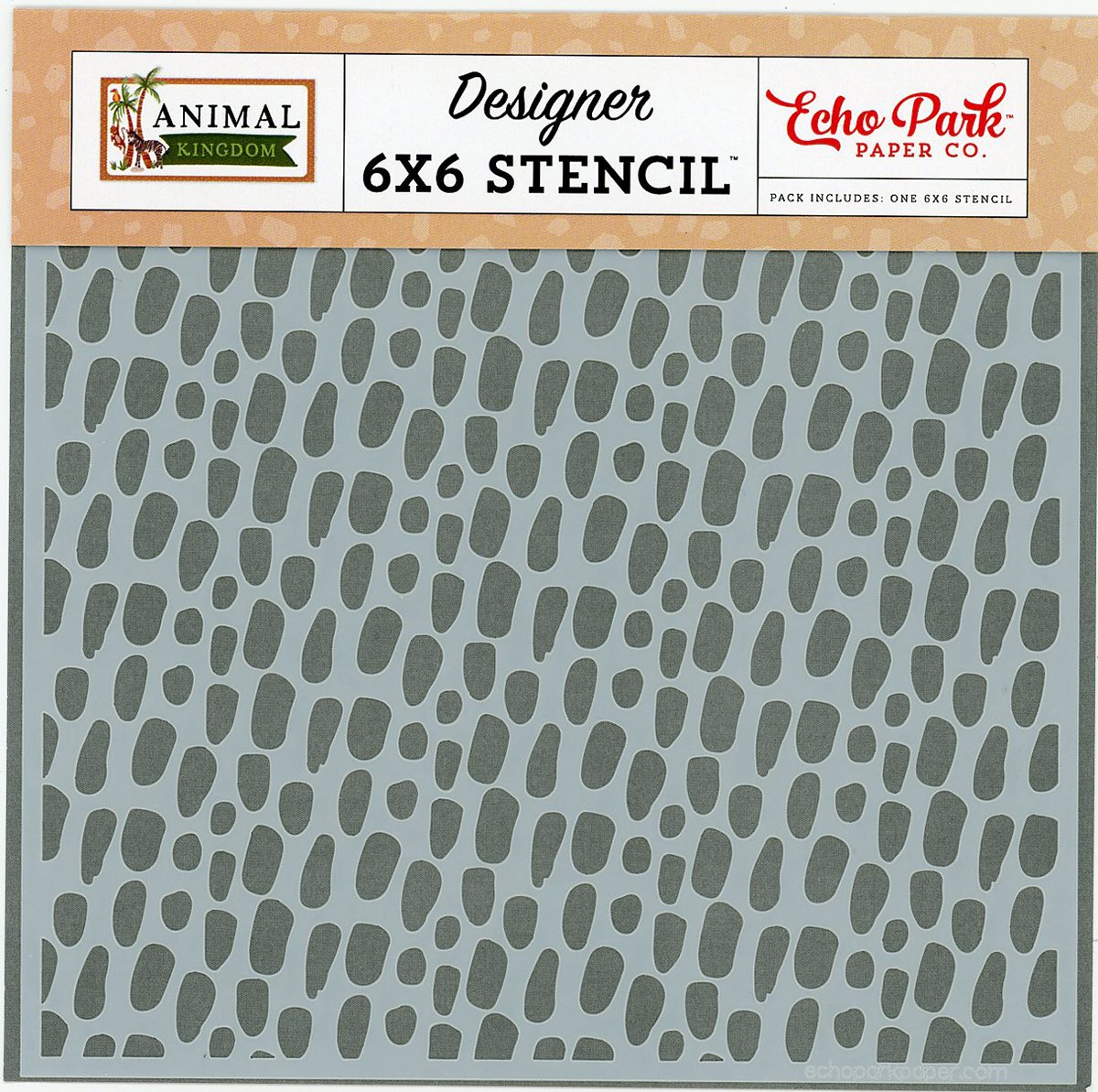 Safari Skin Pattern Stencil