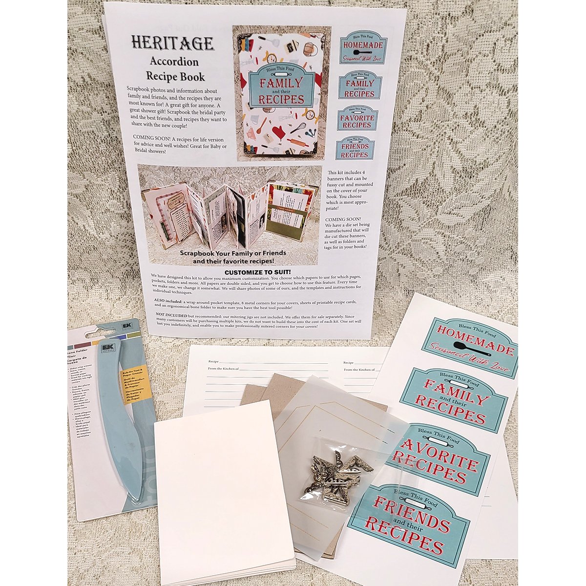 Heritage Narrow Accordion Book Kit - Image 4