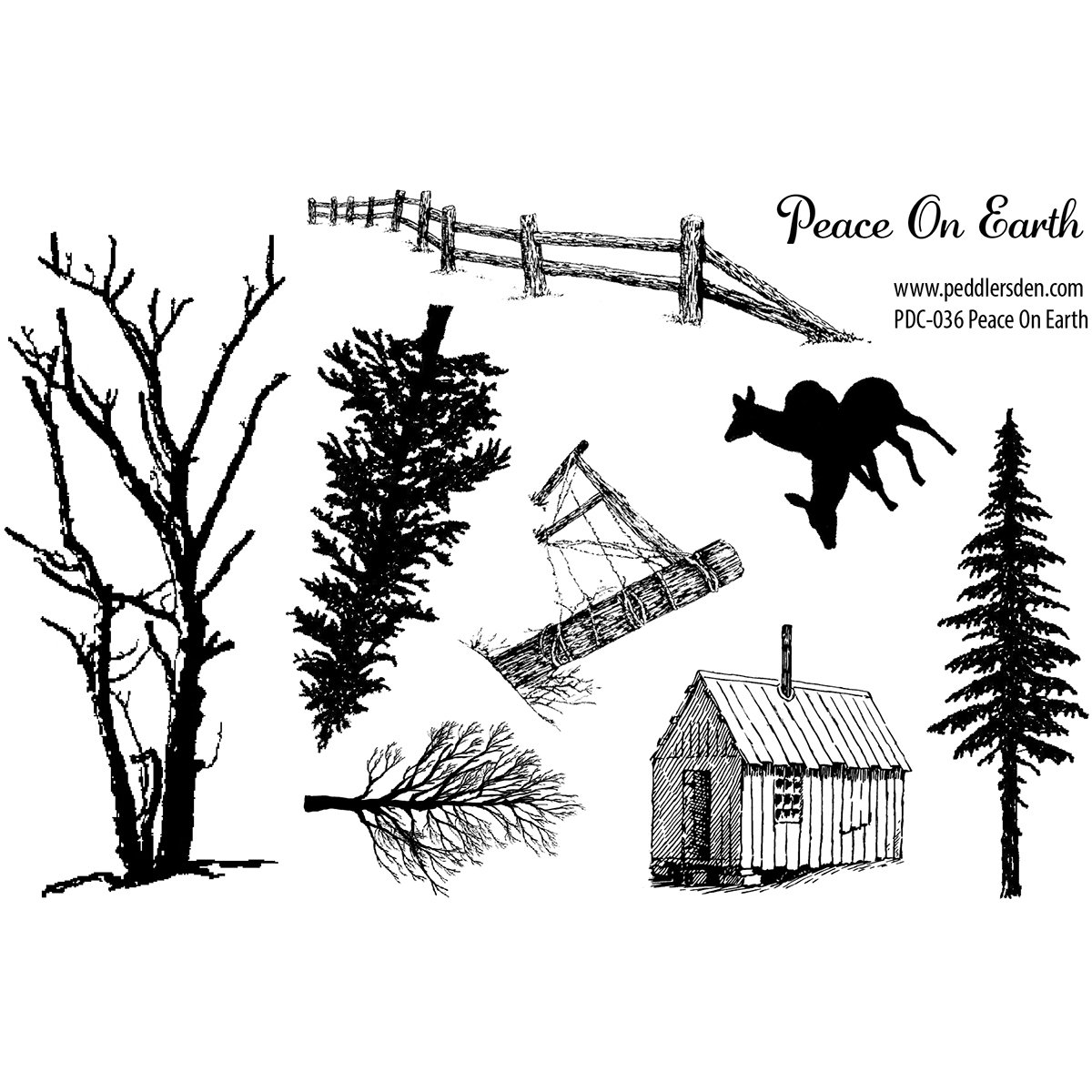 Peace On Earth Stamp Set, PDC-036
