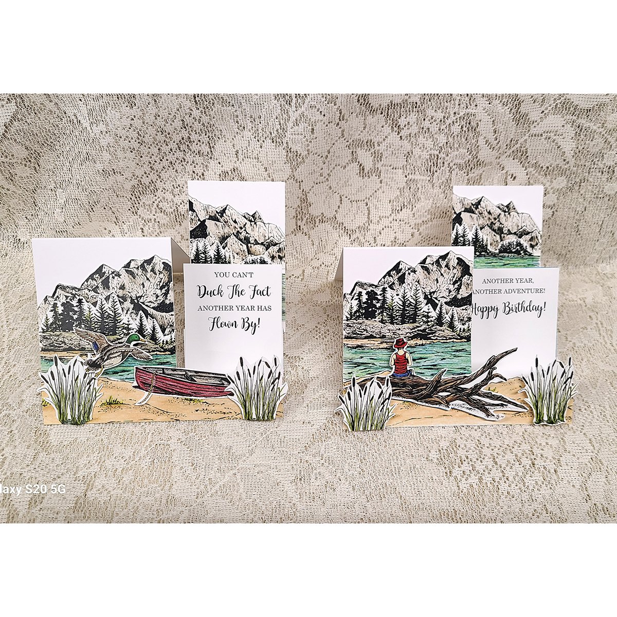 Side Steppin' Birthday Cards Ephemera Kit