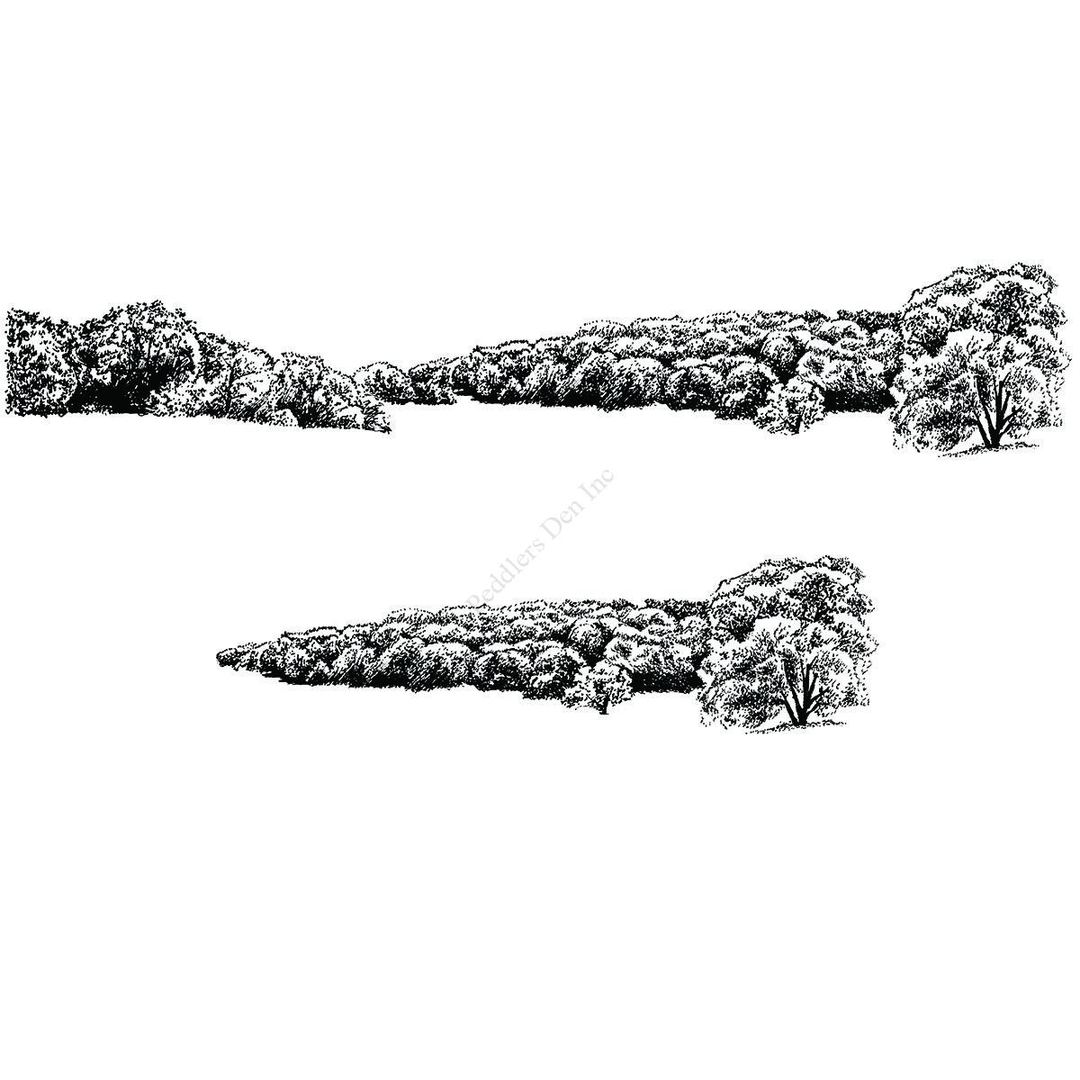 H54-818J Distant Trees, 2 sizes