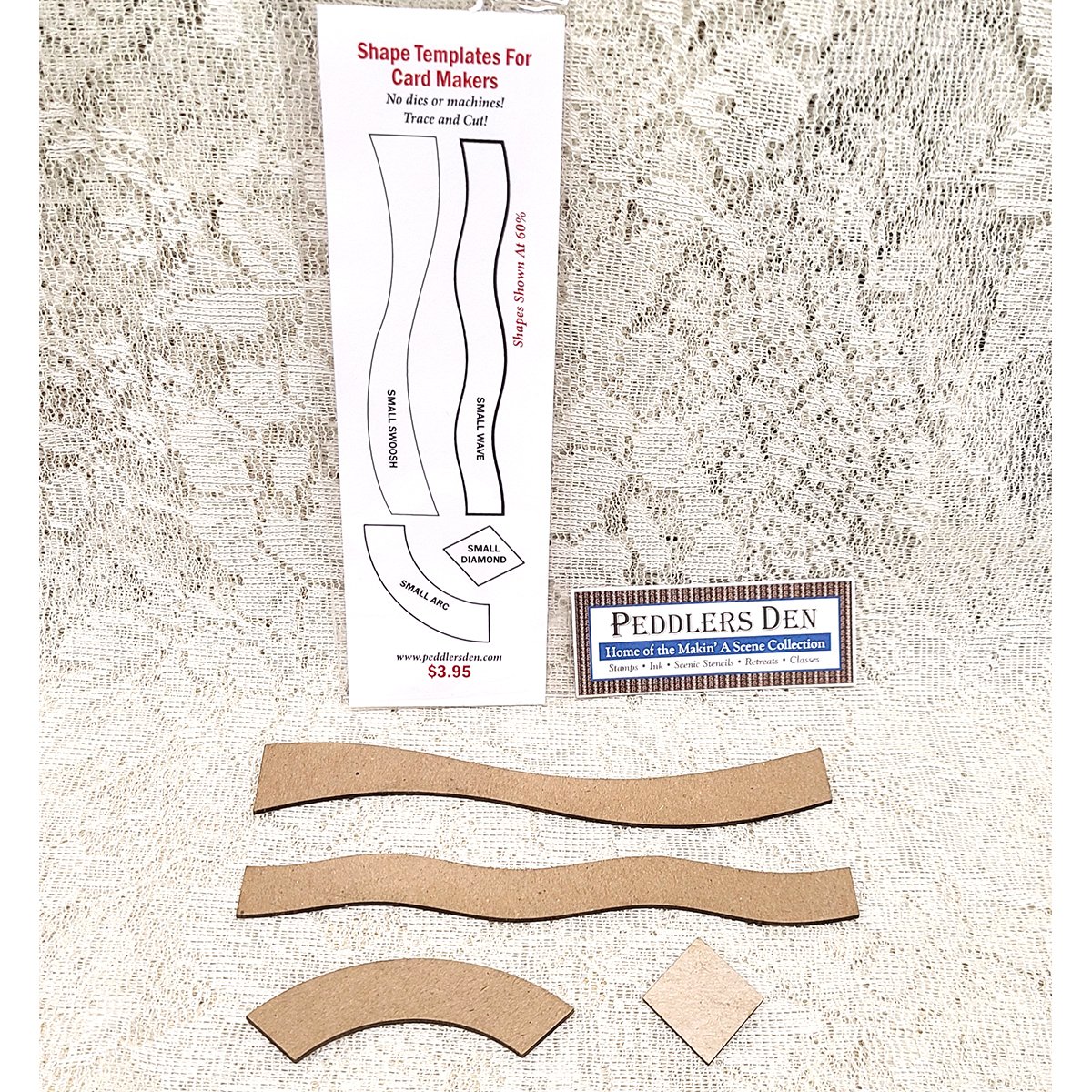 Card Makers' Shape Templates, set of 4