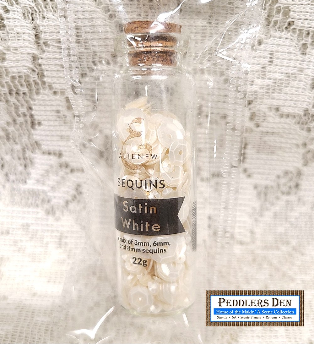 Sequins - Satin White, Altenew