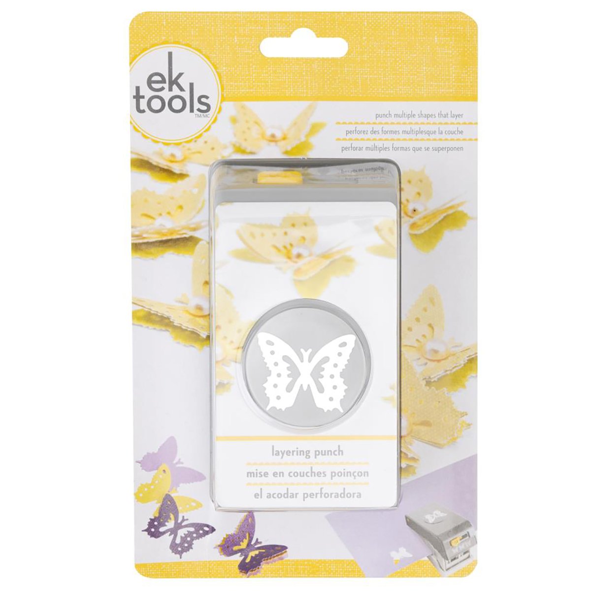 EK Layering Butterfly Punch, 3 shapes in one!